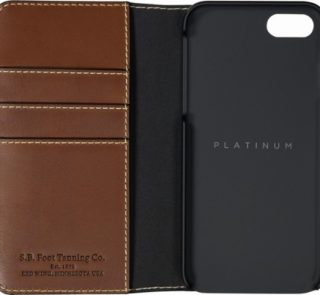 Platinum – iPhone Folio Case | For iPhone 8/7 | Genuine Leather | Full Protection | Charcoal Color | Multiple Card Slots | Cash Pocket | Amaxmp.com | Amax Marketplace